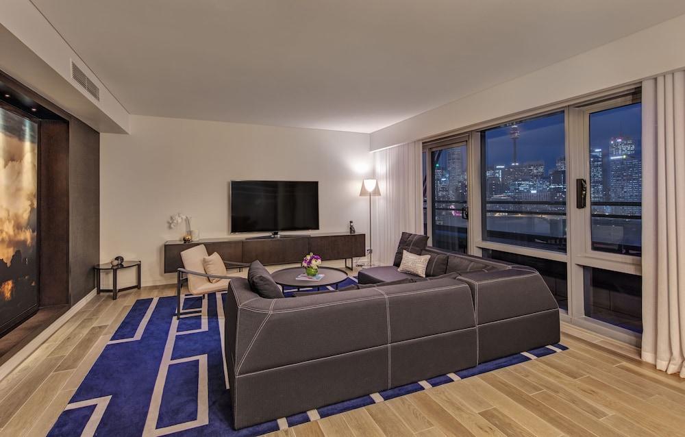 The Star Grand Hotel And Residences Sydney Exteriör bild Living room