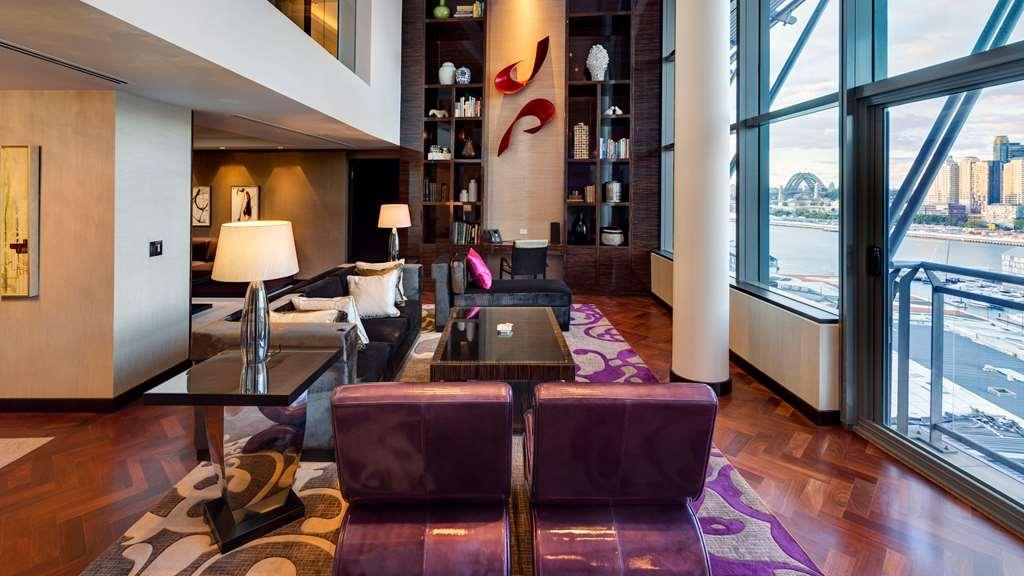 The Star Grand Hotel And Residences Sydney Rum bild The interior of the lounge