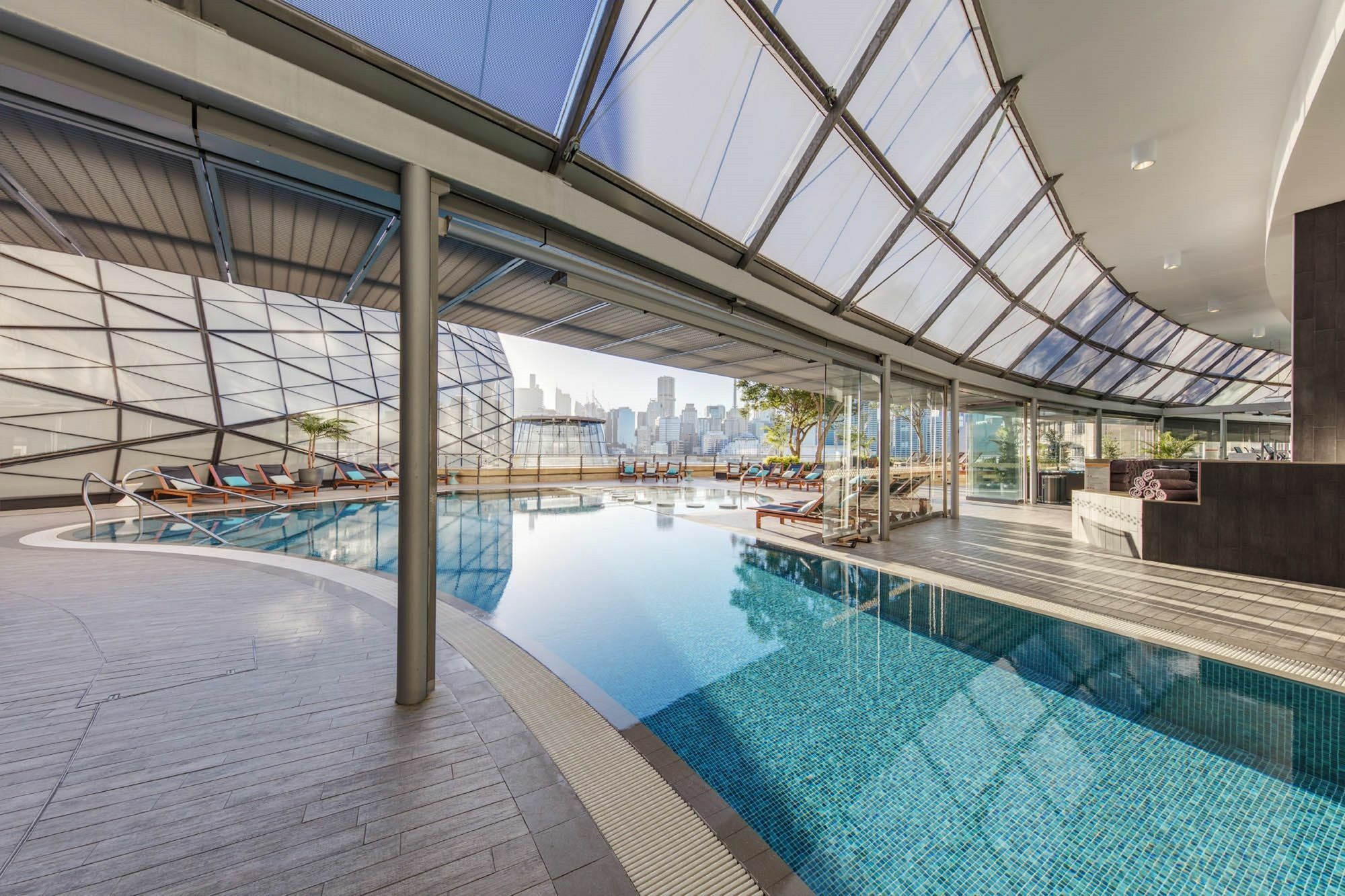 The Star Grand Hotel And Residences Sydney Exteriör bild Sky Pool