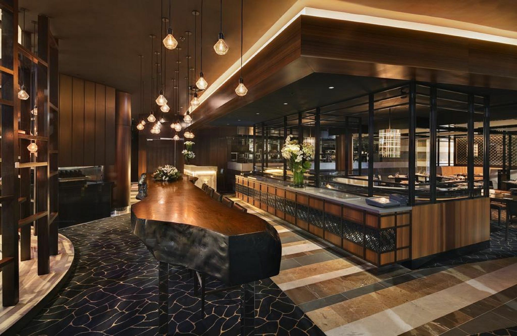 The Star Grand Hotel And Residences Sydney Exteriör bild The interior of the restaurant